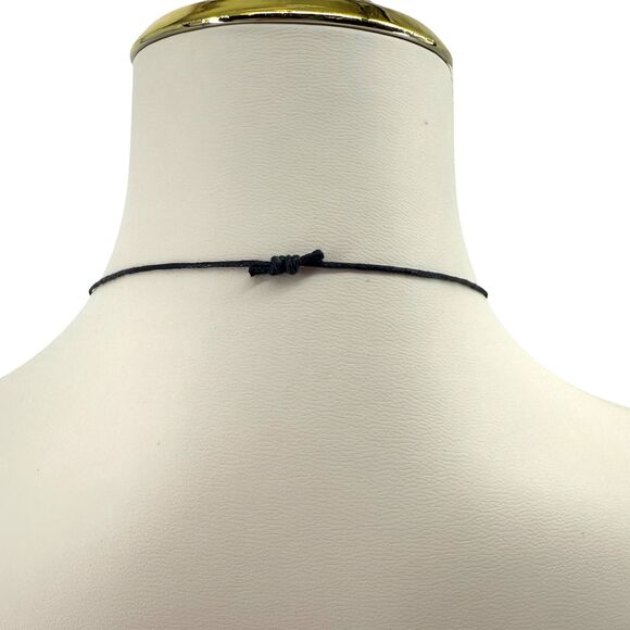 J. Jill Pearl Pavé Earrings w/ Beaded Adjustable Cord Necklace Set Y Statement - Picture 10 of 14